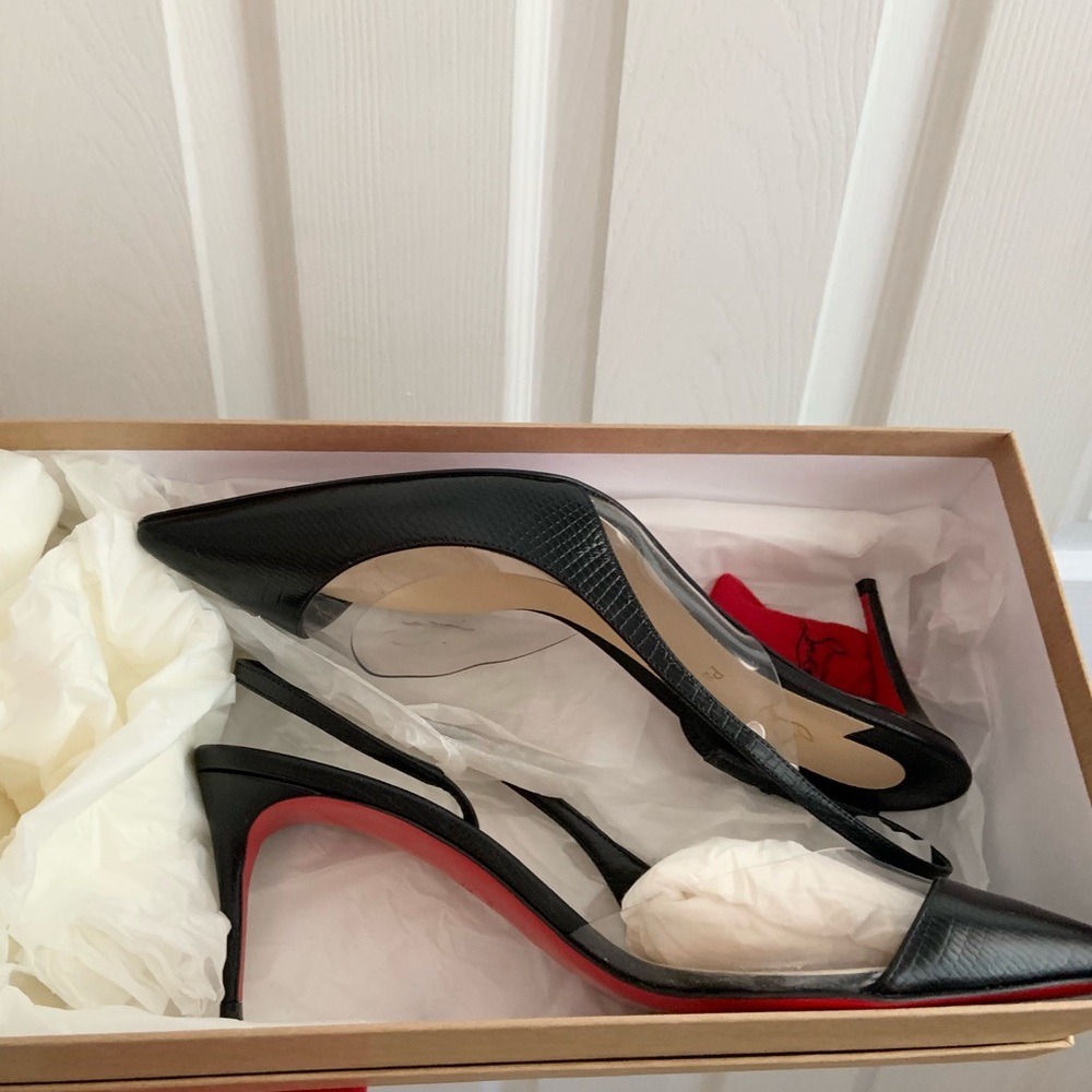 Christian Louboutin Optisexy 70 Leather & PVC
